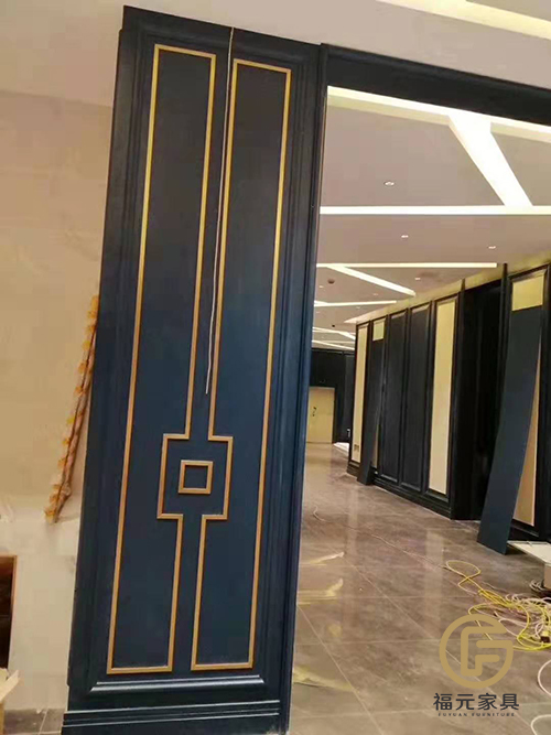 甘肃兰州盛都酒店家具由我们工厂定制生产，施工进行中