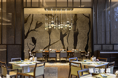乐从酒店实木餐桌 实木椅定制 厂家 FYJDC-05